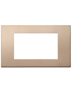VIMAR 30654.71 Декоративна рамка Linea, 4M, Metal Bronze, - Цена | LEDs4economy 2
