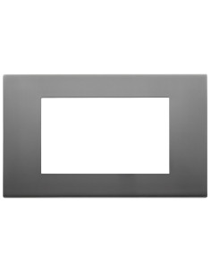 VIMAR 30654.72 Декоративна рамка Linea, 4M, Metal Satin Inox, - Цена | LEDs4economy