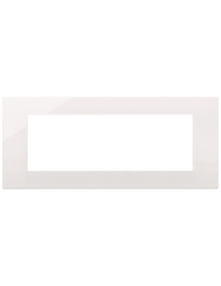 30657.40 Декоративна рамка Linea, 7M, Reflex white, Vimar