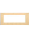 VIMAR 30657.70 Декоративна рамка Linea, 7M, Metal Brushed Gold, 