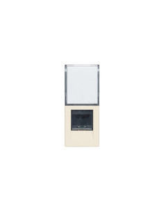 VIMAR 30339.13C UTP Розетка Netsafe Linea, RJ45, Cat.6, 1M, Canvas, - Цена | LEDs4economy
