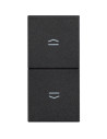 BTICINO RG4037 бутон за управ. на щори 1P(NO)+1P(NO)10A, с блок.,  Classia - До изчерпване - RG4037