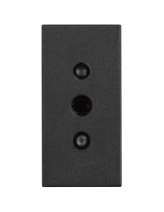 BTICINO RG4113 Гнездо 2P + E 10A 250 Va.c. - тип контакти на земната повърхност, 1M, черен Classia - RG4113 - Цена | LEDs4econom