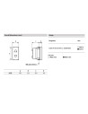 BTICINO RG4125 Контакт 2P 16A 127/250V с детска защита,евро-американски стандарт,черен  Classia - RG4125 - 2