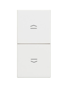 RW4027 Ключ за управление на щори 1P 10A,250V,превкл. контакт,1M,Бял,Bticino Classia - Цена | LEDs4economy