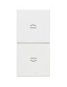 RW4027 Ключ за управление на щори 1P 10A,250V,превкл. контакт,1M,Бял,Bticino Classia