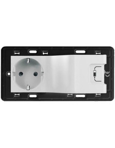 Legrand 753110 Комбиниран контакт 2P+E/USB 1500mA Valena life Бяло - 753110 - Цена | LEDs4economy