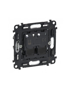 Legrand 753049 Розетка RJ45 X 2 CAT6A STP Valena life Бяло - 753049 - Цена | LEDs4economy 2