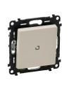 Legrand 752248  Ключ сх.7 с подсветка без рамка Valena life крем - 752248