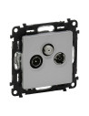 Legrand 753352  ТВ Розетка TV-R-SAT star socket Valena Life - 1.5 dB алуминий - 753352 - 2