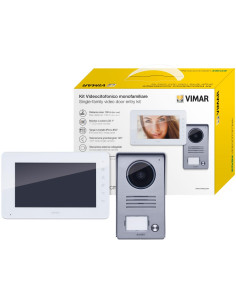 VIMAR K40910 Еднофамилен видеодомофонен комплект, 7'' hands-free LCD дисплей, О.М. - Цена | LEDs4economy