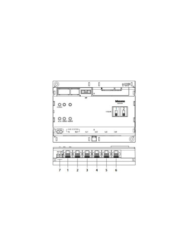 BTICINO BT-323006 Етажен разпределител D45  - 323006 | 