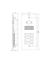 VIMAR 41524 Аудио модул за входен панел с 4 бутона Pixel стомана  - 2