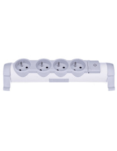 Legrand 050077 Разклонител 4х2Р+Е без кабел, френски стандарт, Бял - 050077 - Цена | LEDs4economy 2