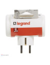Legrand 050662  Разклонител щепсел Бял 3х2P+E, немски стандарт, Бял - До изчерпване - 050662 - 2