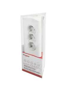 Legrand 694810 Разклонител 3x2P+E и 2xUSB тип A,претоварване,с поставка за таблет,с кабел 1.50м,Бял - 694801 - Цена | LEDs4econo 2
