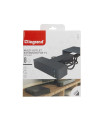 Legrand 694515  Разклонител COR, TV шуко, 4X2P+E, + 4X2P, защита пренапрежение, 2м. кабел, черно - 694515 - 2