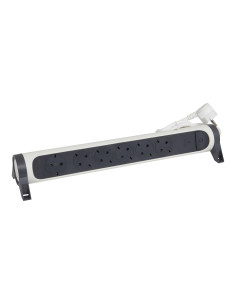 Legrand 694526 Разклонител PRE, шуко, 6X2P+E,с индикация за мощността и защита,1,5м. кабел,бяло/сиво - 694526 - Цена | LEDs4econ