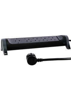 Legrand 694532 Разклонител PRE, шуко, 5X2P+E, въртящ се, 1,5м. кабел, черно/сиво - 694532 - Цена | LEDs4economy