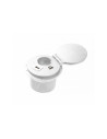 GTV AE-BPW1SACP-10 Charger Plus контакт за вгражд., 1x Schuko,USB,HDMI,RJ45,кабел 1,5 м,сребрист  - 2