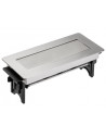 GTV AE-PBC3GS-51BK Pop-up контакт за вгражд., 3х Schuko, без корпус, сребрист  - 2