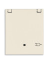 VIMAR 30208.CC Контакт SICURY Schuko с капак Linea 2P+E 16A 2M, Canvas, 