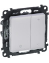 Legrand Димер бутонен R3-400W L3-400VA LED3-125VA цвят бял Valena Life - 752162A - Цена | LEDs4economy