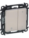 Legrand Димер бутонен R3-400W L3-400VA LED3-125VA цвят крем Valena Life - 752262A - Цена | LEDs4economy