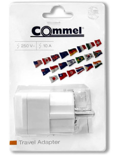COMMEL Адаптер Мултистандарт към контакт Шуко - C480-103 - Цена | LEDs4economy