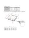 Legrand 088007 Капак за подова кутия с рамка, месинг 12/18 модули Cat.No 088021/088024/088040 ,  - 088007 - 2