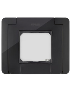 VIMAR 09911.04 IP55 Капак с крачета 2M черен NEVE UP - Цена | LEDs4economy