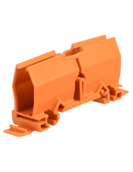 Държач за монтаж на клеми серия 773 - 4/6мм2 към DIN шина оранжев Wago