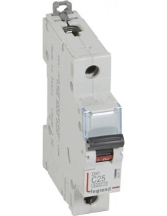 Legrand Автоматичен прекъсвач DX3 1P 25A крива С 6kA - 407672 - Цена | LEDs4economy