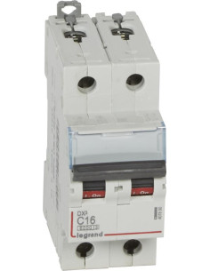 Legrand Автоматичен прекъсвач DX3 2P 16A крива С 6kA - 407800 - Цена | LEDs4economy