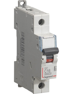 Legrand Автоматичен прекъсвач DX3 1P 16A крива С 6kA - 407670 - Цена | LEDs4economy