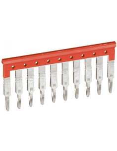 Legrand Гребен за редова клема 5мм 10 полюса червена Viking 3 - 037501 - Цена | LEDs4economy