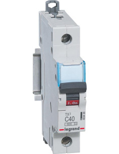 Legrand Автоматичен прекъсвач TX3 1P 40A крива С 6kA - 403438 - Цена | LEDs4economy