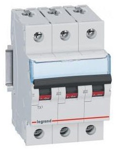 Legrand Автоматичен прекъсвач TX3 3P 50A крива С 6kA - 403550 - Цена | LEDs4economy