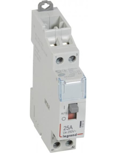 Модулен контактор с ръкохватка CX3, 25А 2NO 24Vac 1 модул Legrand