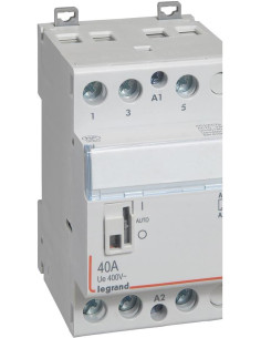 Legrand Модулен контактор с ръкохватка CX3, 40A 3NO 220V 3 модула - 412549 - Цена | LEDs4economy
