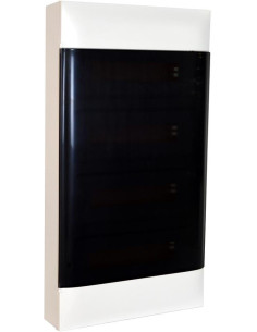 Legrand Табло за открит монтаж 4х18 мод. Practibox S с прозрачна врата и Н и РЕ клеми - 137219 - Цена | LEDs4economy