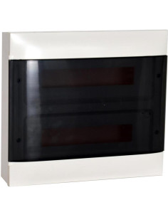 Legrand Табло за открит монтаж 2х18 мод. Practibox S с прозрачна врата и Н и РЕ клеми - 137217 - Цена | LEDs4economy