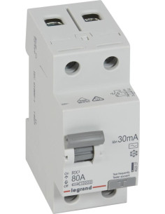 Legrand ДТЗ 2P 80А 30mА серия RX3 ID тип AC - 402027 - Цена | LEDs4economy