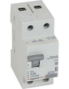 Legrand ДТЗ 2P 63A 30mА серия RX3 ID тип AC - 402026 - Цена | LEDs4economy
