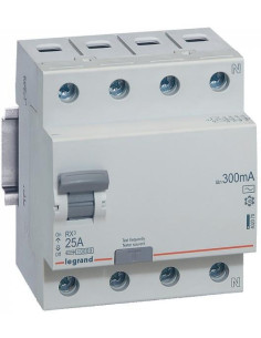 Legrand ДТЗ 4P 25A 300mА серия RX3 ID тип AC - 402070 - Цена | LEDs4economy