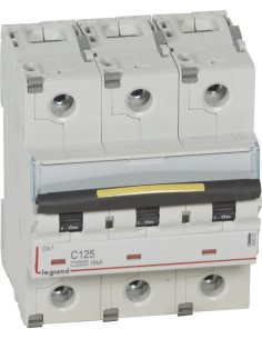 Legrand Автоматичен прекъсвач DX3 3P 125A крива С 10kA 4,5 мод. - 409282 - Цена | LEDs4economy