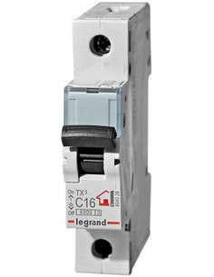 Legrand Автоматичен прекъсвач TX3 1P 25A крива С 10kA - 404173 - Цена | LEDs4economy