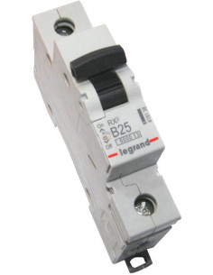 Legrand Автоматичен прекъсвач RX3 1P 25A крива В 6kA - 419138 - Цена | LEDs4economy