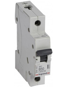 Legrand Автоматичен прекъсвач RX3 1P 50A крива В 6kA - 419141 - Цена | LEDs4economy