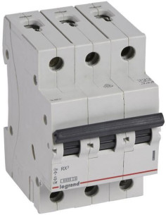 Legrand Автоматичен прекъсвач RX3 3P 20A крива В 6kA - 419170 - Цена | LEDs4economy